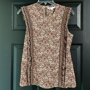 EUC Daniel Rainn sleeveless blouse